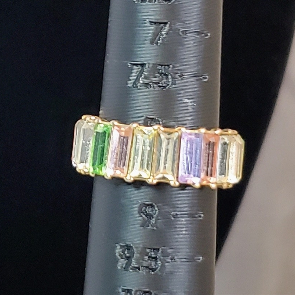 Multicolor Gemstone Ring. 8-1/2 - image 5
